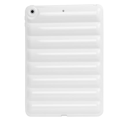 For iPad 10.2 (2021) / (2019) / (2020) Candy Color Tablet Protective Case Down Jacket Texture Soft TPU Cover