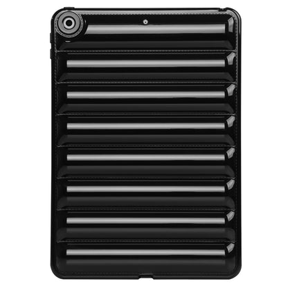 For iPad 10.2 (2021) / (2019) / (2020) Candy Color Tablet Protective Case Down Jacket Texture Soft TPU Cover