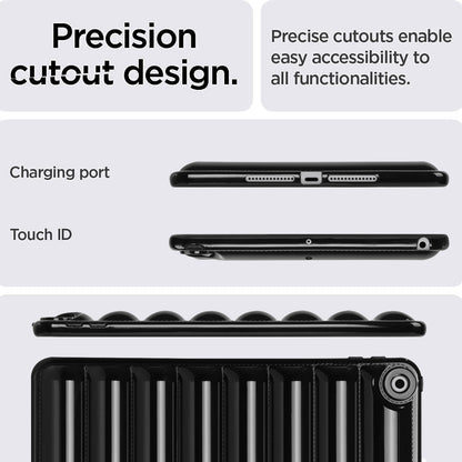 For iPad 10.2 (2021) / (2019) / (2020) Candy Color Tablet Protective Case Down Jacket Texture Soft TPU Cover