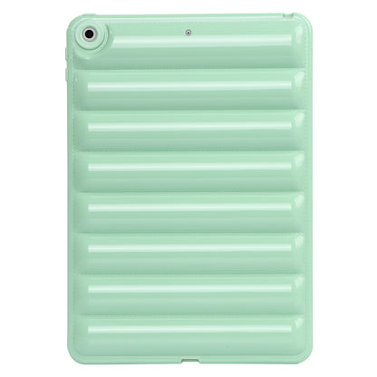 For iPad 10.2 (2021) / (2019) / (2020) Candy Color Tablet Protective Case Down Jacket Texture Soft TPU Cover