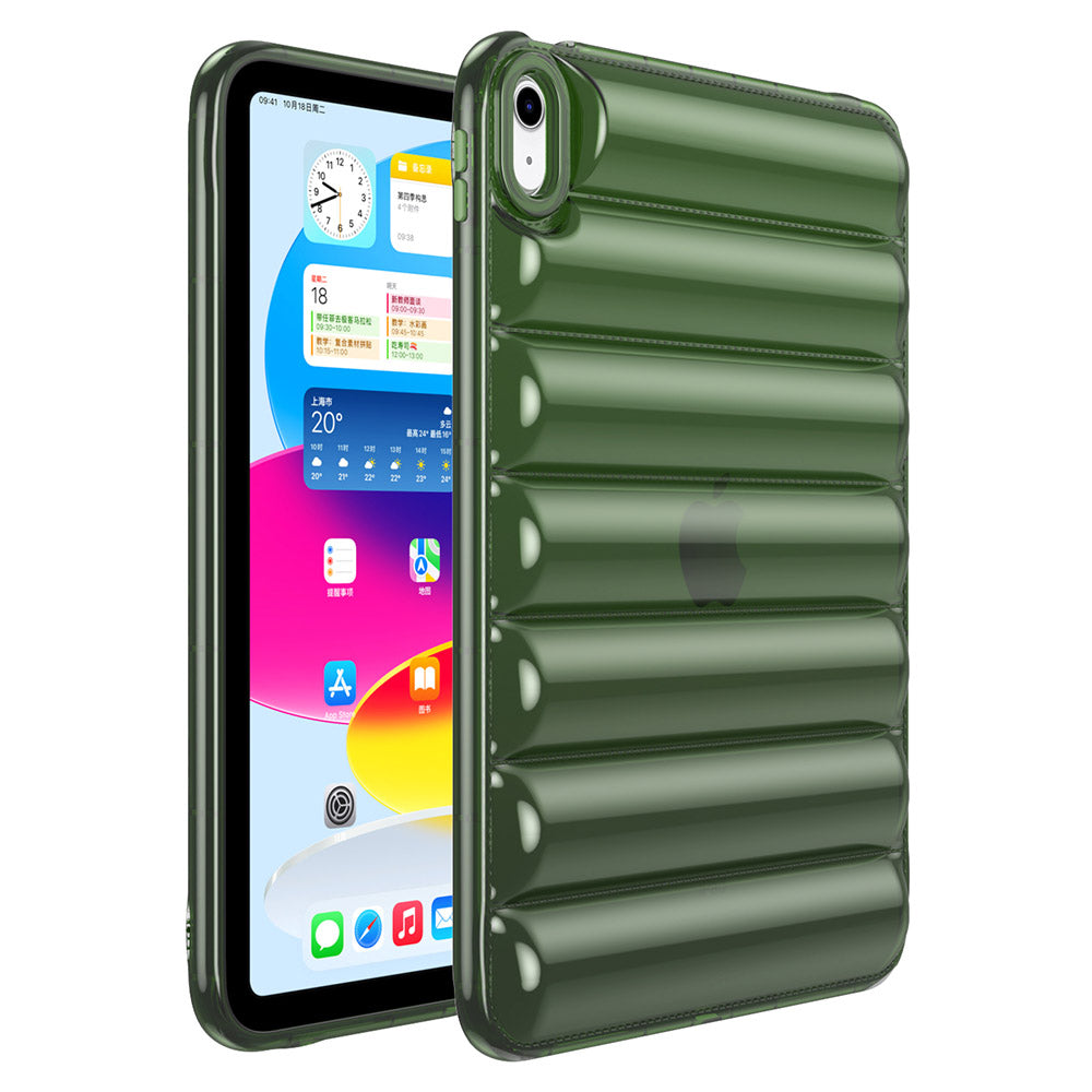 For iPad mini (2021) 8.3 inch Soft TPU Tablet Case Anti-drop Down Jacket Design Back Cover