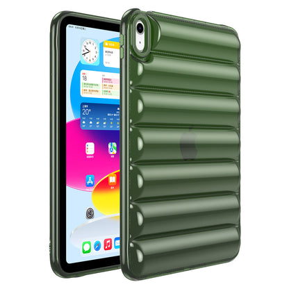 For iPad mini (2021) 8.3 inch Soft TPU Tablet Case Anti-drop Down Jacket Design Back Cover