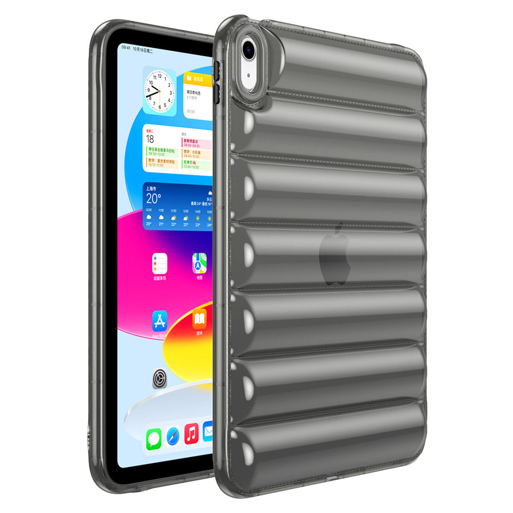 For iPad mini (2021) 8.3 inch Soft TPU Tablet Case Anti-drop Down Jacket Design Back Cover
