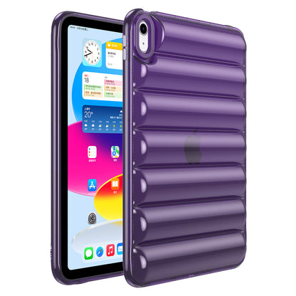 For iPad mini (2021) 8.3 inch Soft TPU Tablet Case Anti-drop Down Jacket Design Back Cover