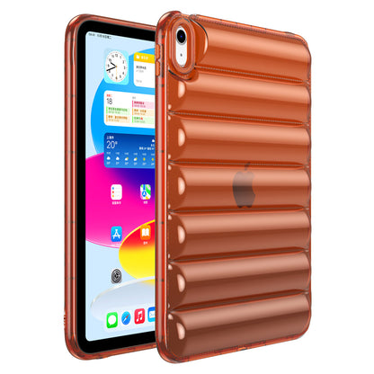 For iPad mini (2021) 8.3 inch Soft TPU Tablet Case Anti-drop Down Jacket Design Back Cover