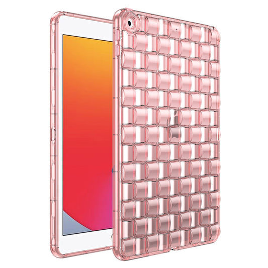 For iPad 10.2 (2021) / (2019) / (2020) TPU Tablet Case Ice Cube Design Flexible Anti-Drop Protective Cover