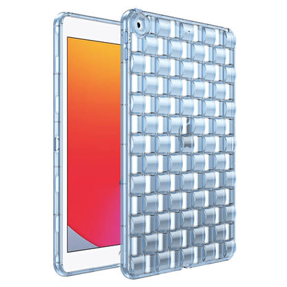 For iPad 10.2 (2021) / (2019) / (2020) TPU Tablet Case Ice Cube Design Flexible Anti-Drop Protective Cover