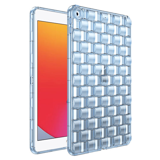 For iPad 10.2 (2021) / (2019) / (2020) TPU Tablet Case Ice Cube Design Flexible Anti-Drop Protective Cover