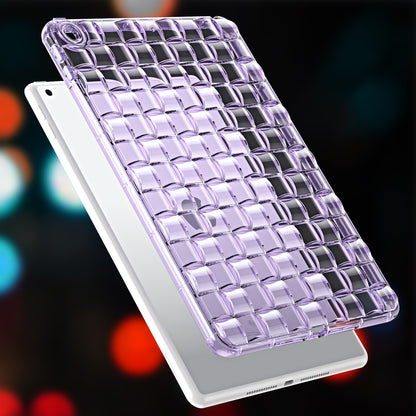 For iPad 10.2 (2021) / (2019) / (2020) TPU Tablet Case Ice Cube Design Flexible Anti-Drop Protective Cover