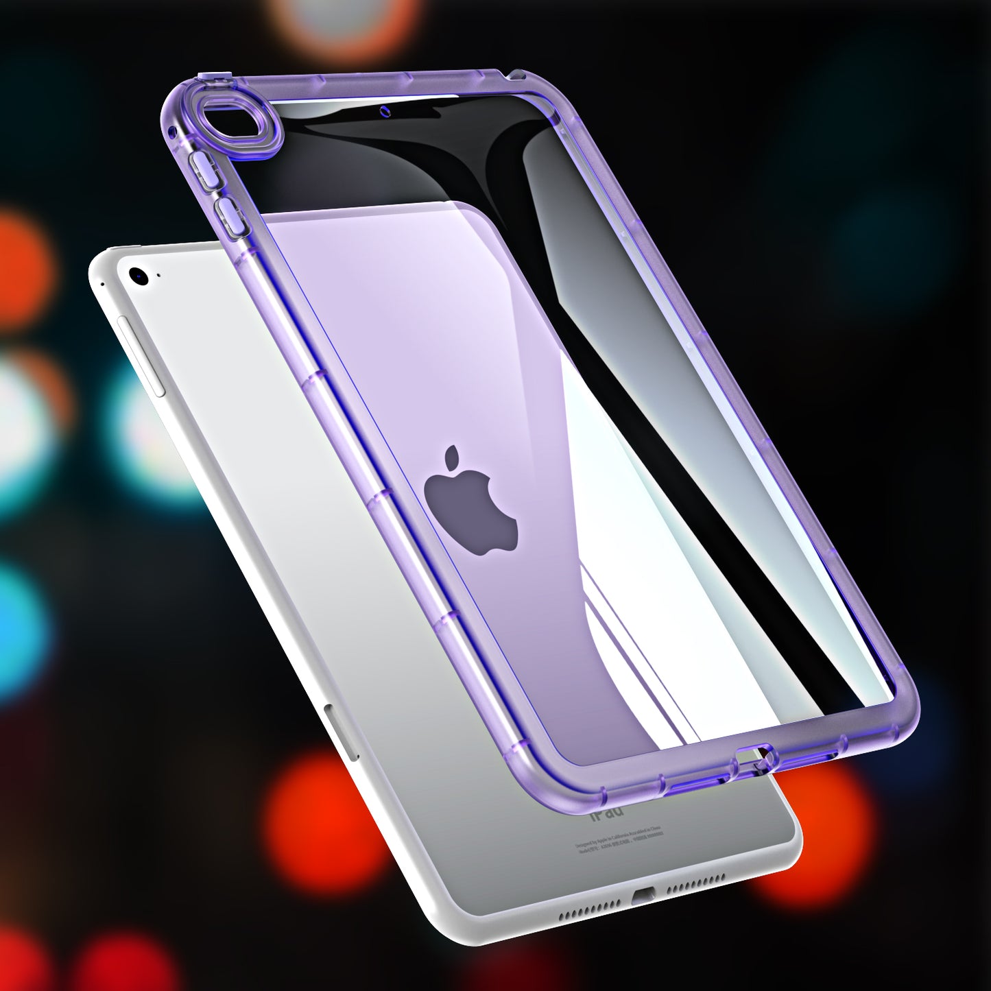 For iPad mini 4 / mini (2019) 7.9 inch Acrylic+TPU Tablet Case Transparent Tablet Cover