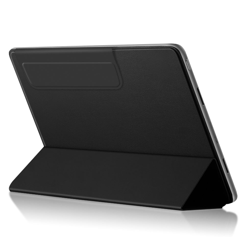 For Oppo Pad 2 PU Leather Tablet Case Magnetic Tri-fold Stand Protective Cover