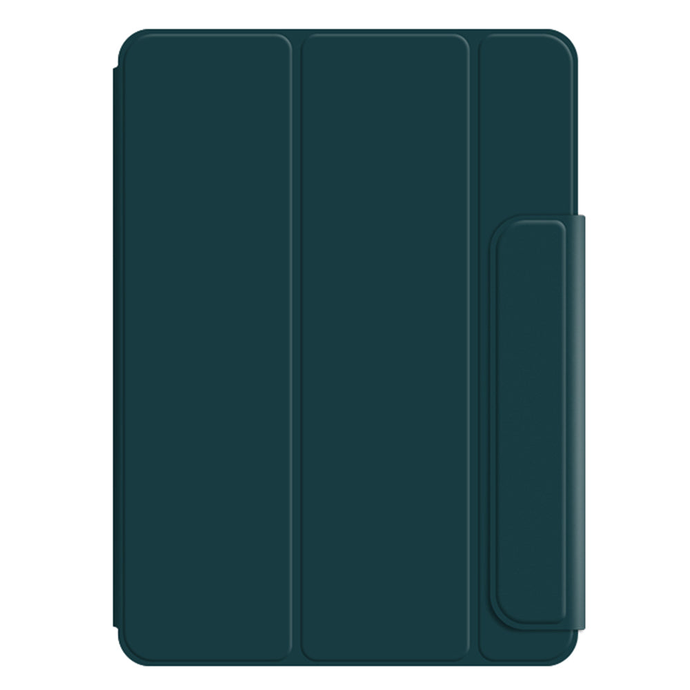 For Oppo Pad 2 PU Leather Tablet Case Magnetic Tri-fold Stand Protective Cover