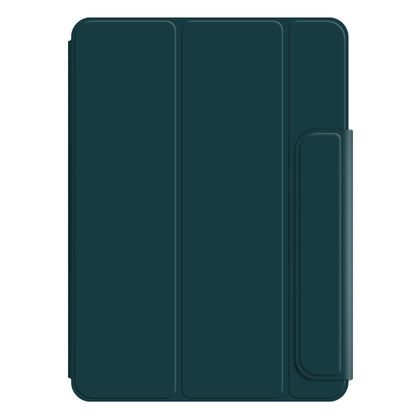 For Oppo Pad 2 PU Leather Tablet Case Magnetic Tri-fold Stand Protective Cover