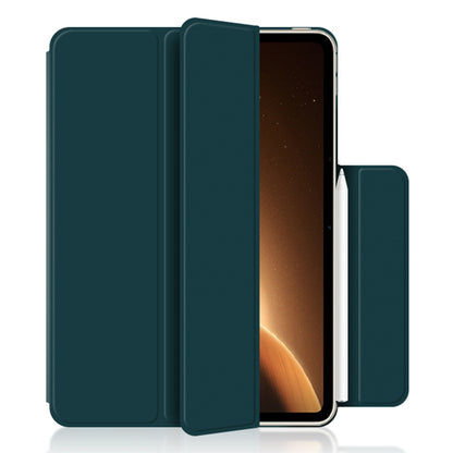 For Oppo Pad 2 PU Leather Tablet Case Magnetic Tri-fold Stand Protective Cover