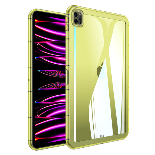 For iPad Pro 12.9 (2020) / (2021) / (2022) Acrylic+TPU Clear Tablet Case Anti-drop Tablet Cover