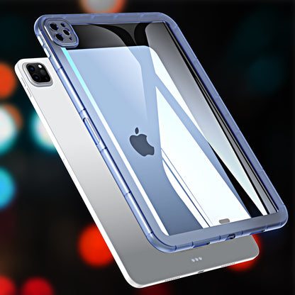 For iPad Pro 12.9 (2020) / (2021) / (2022) Acrylic+TPU Clear Tablet Case Anti-drop Tablet Cover