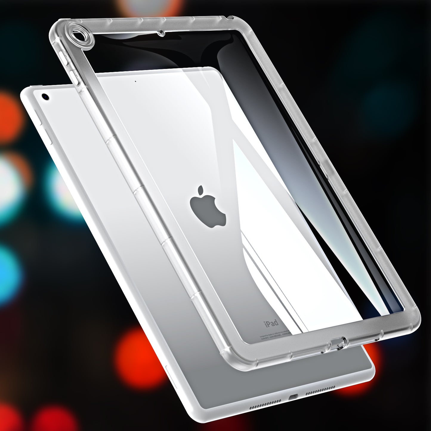 For iPad 9.7-inch (2017) / (2018) Acrylic+TPU Tablet Case Transparent Anti-drop Tablet Cover