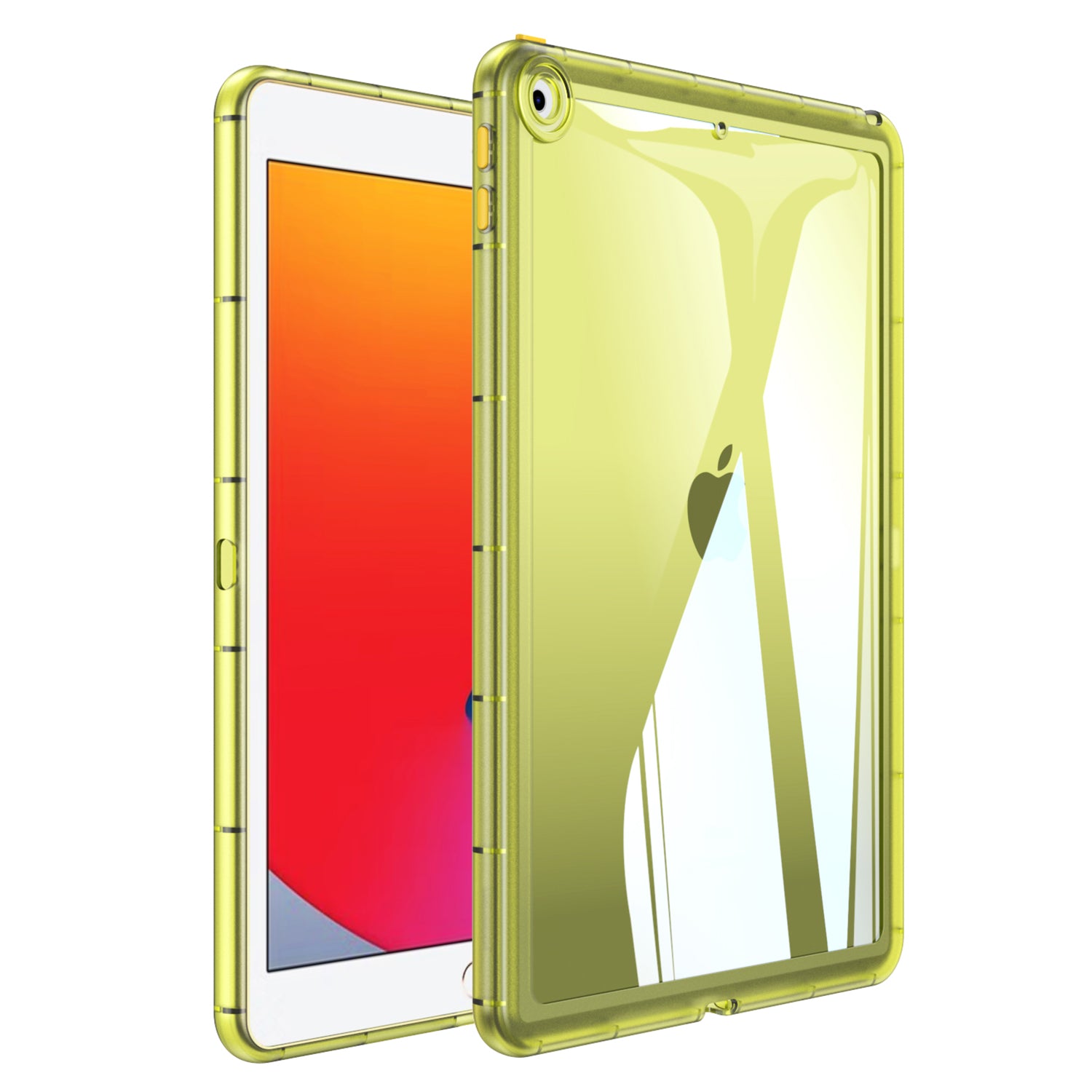 For iPad 9.7-inch (2017) / (2018) Acrylic+TPU Tablet Case Transparent Anti-drop Tablet Cover