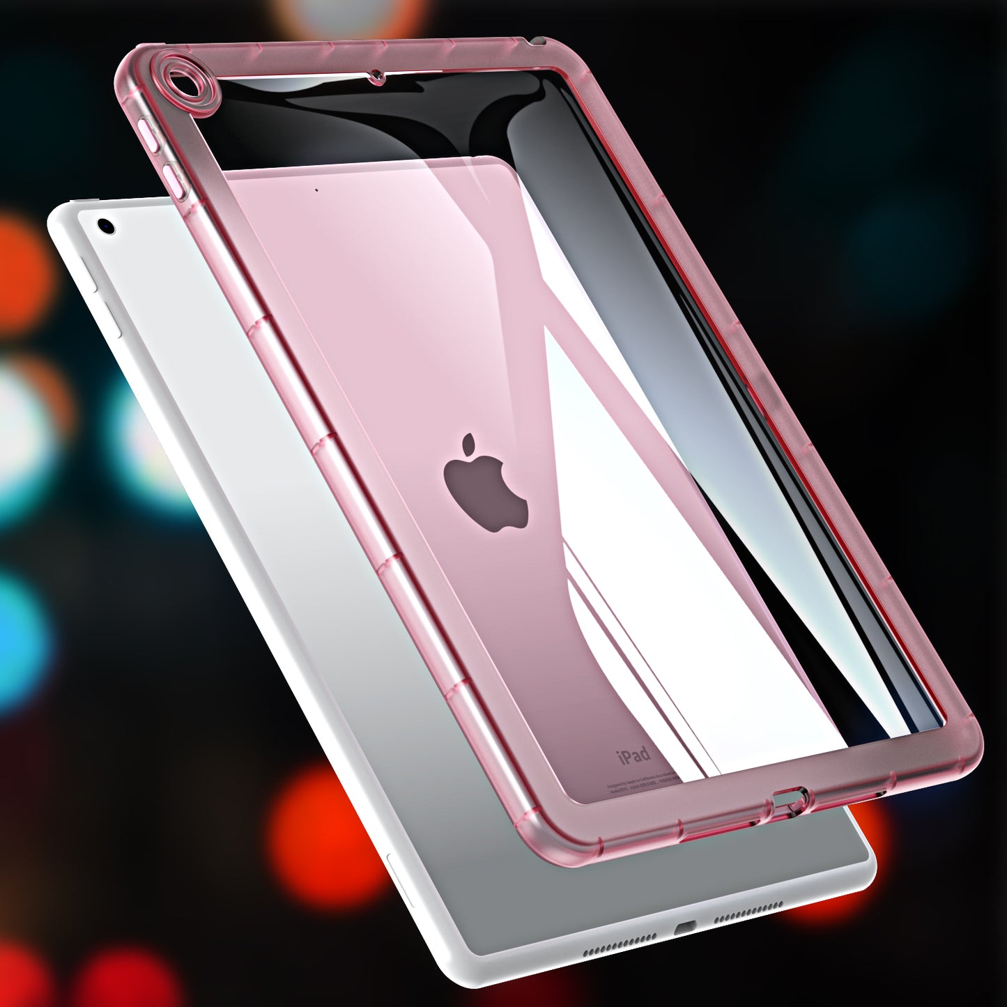 For iPad 9.7-inch (2017) / (2018) Acrylic+TPU Tablet Case Transparent Anti-drop Tablet Cover