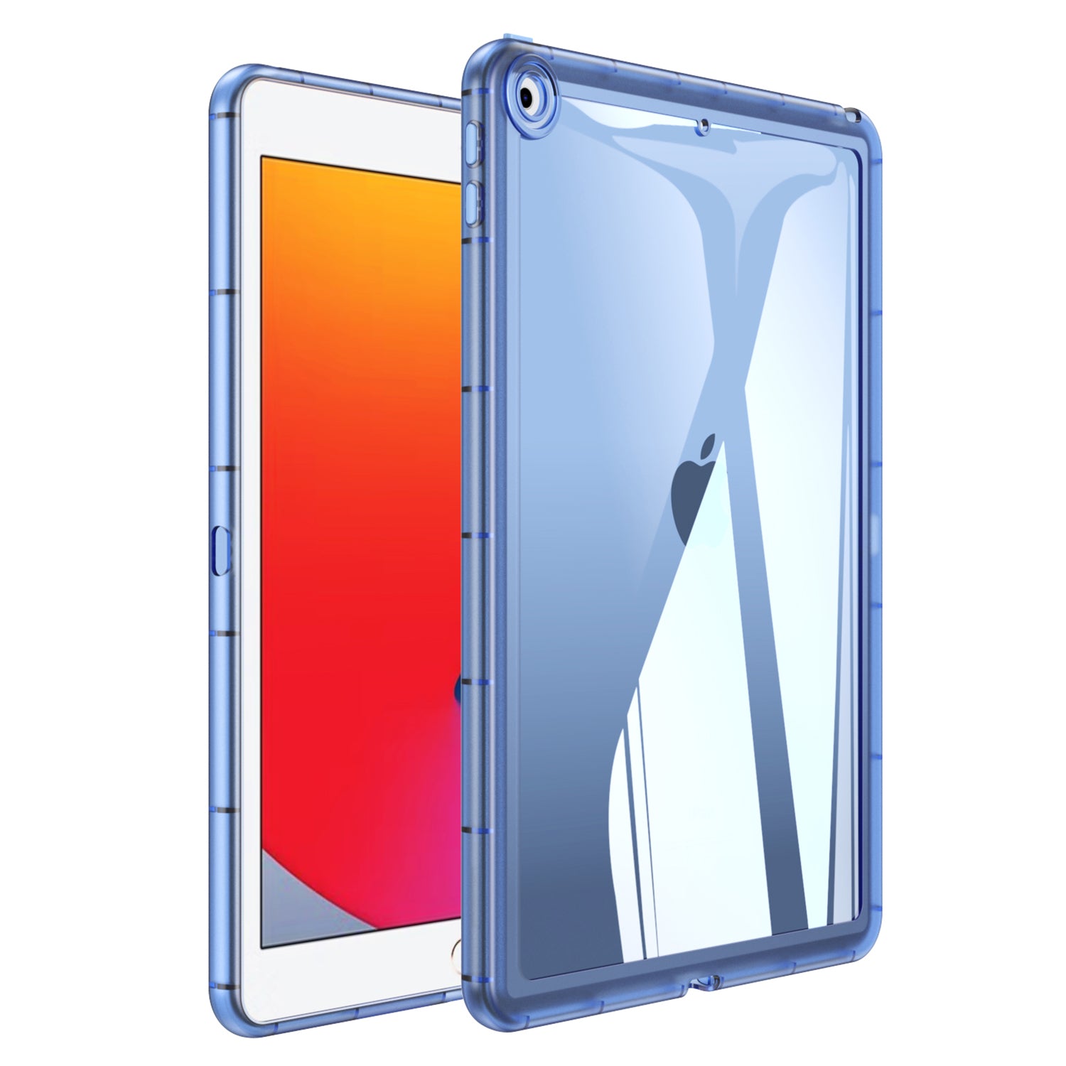 For iPad 9.7-inch (2017) / (2018) Acrylic+TPU Tablet Case Transparent Anti-drop Tablet Cover