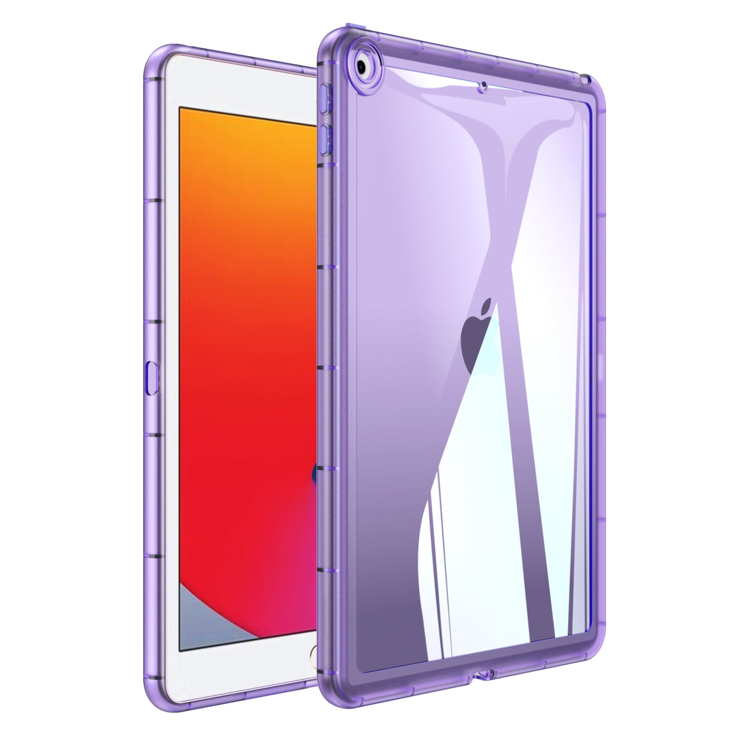 For iPad 9.7-inch (2017) / (2018) Acrylic+TPU Tablet Case Transparent Anti-drop Tablet Cover