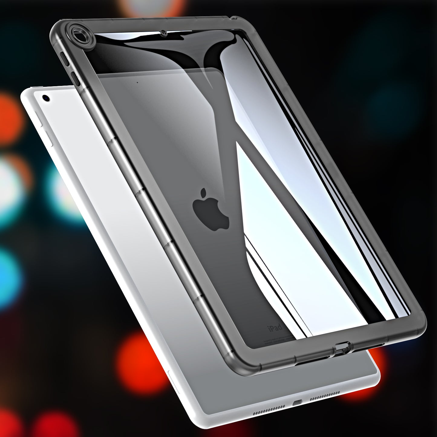 For iPad 9.7-inch (2017) / (2018) Acrylic+TPU Tablet Case Transparent Anti-drop Tablet Cover