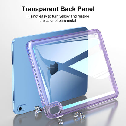 For iPad 10.9 (2022) Acrylic+TPU Tablet Cover Shockproof Transparent Tablet Case