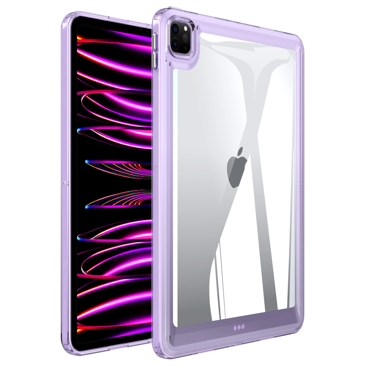 For iPad Pro 11 (2020) / (2021) / (2022) Anti-Scratch Acrylic+TPU Cover Transparent Tablet Protective Case