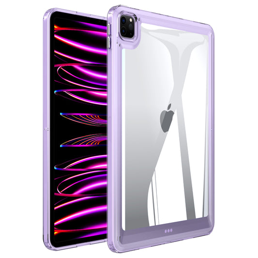 For iPad Pro 11 (2020) / (2021) / (2022) Anti-Scratch Acrylic+TPU Cover Transparent Tablet Protective Case