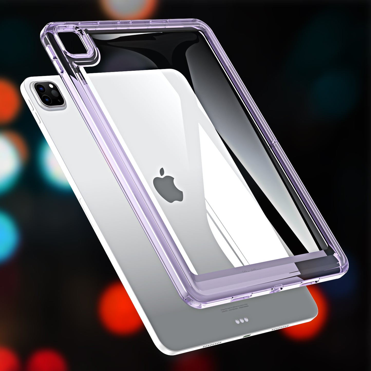 For iPad Pro 11 (2020) / (2021) / (2022) Anti-Scratch Acrylic+TPU Cover Transparent Tablet Protective Case
