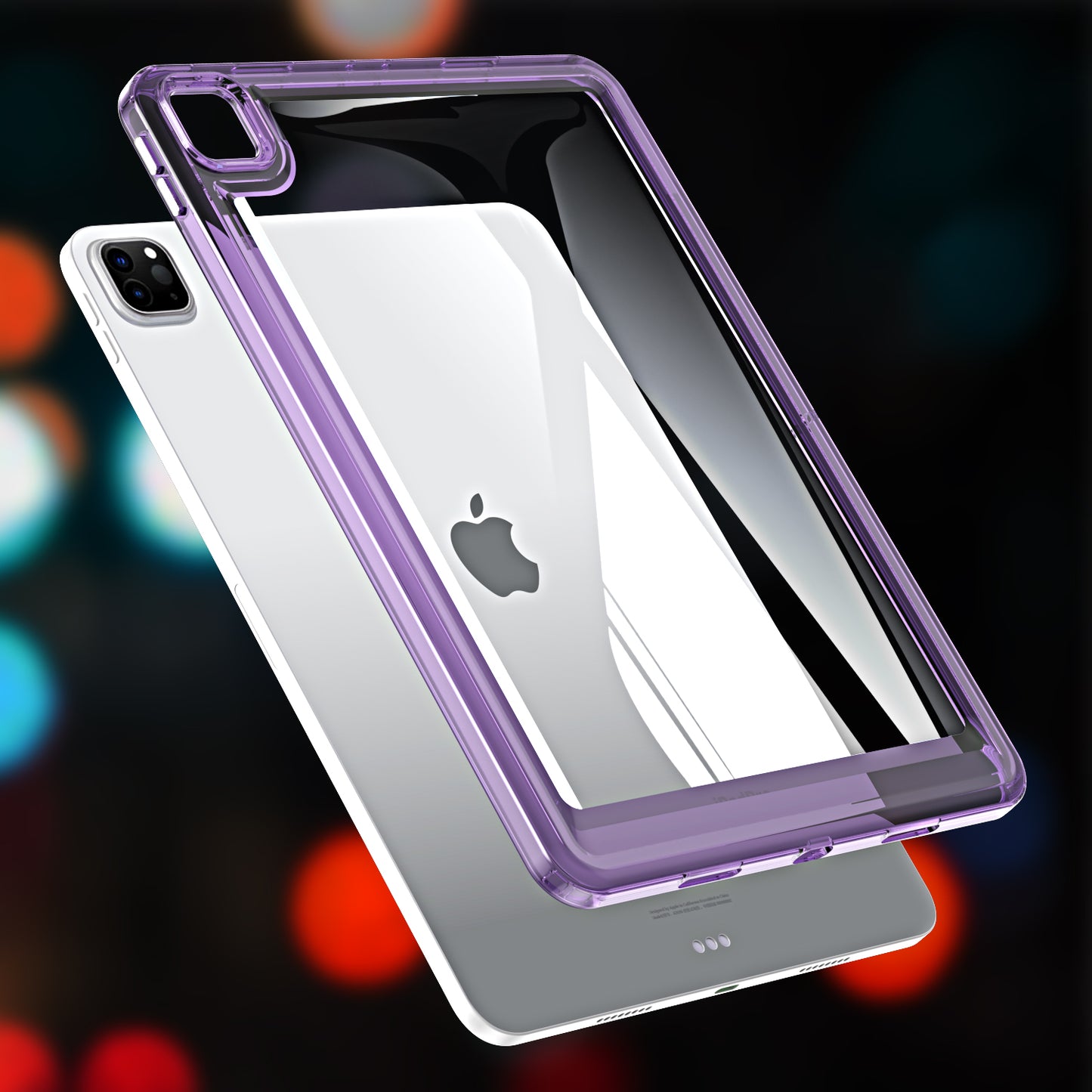 For iPad Pro 11 (2020) / (2021) / (2022) Anti-Scratch Acrylic+TPU Cover Transparent Tablet Protective Case