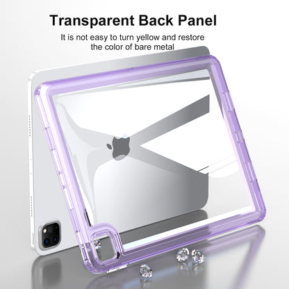For iPad Pro 11 (2020) / (2021) / (2022) Anti-Scratch Acrylic+TPU Cover Transparent Tablet Protective Case