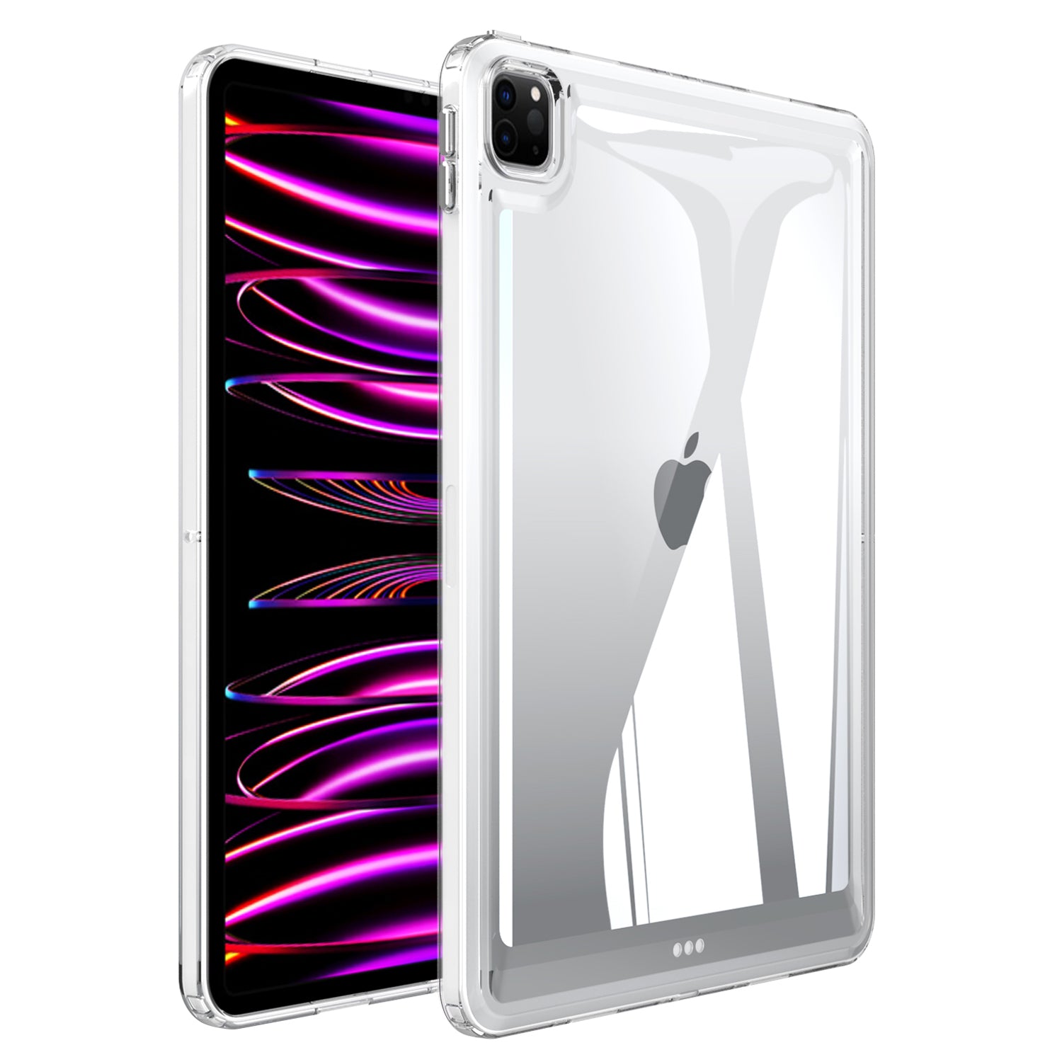 For iPad Pro 11 (2020) / (2021) / (2022) Anti-Scratch Acrylic+TPU Cover Transparent Tablet Protective Case