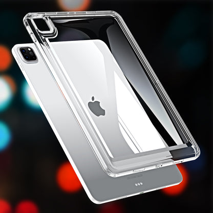 For iPad Pro 11 (2020) / (2021) / (2022) Anti-Scratch Acrylic+TPU Cover Transparent Tablet Protective Case