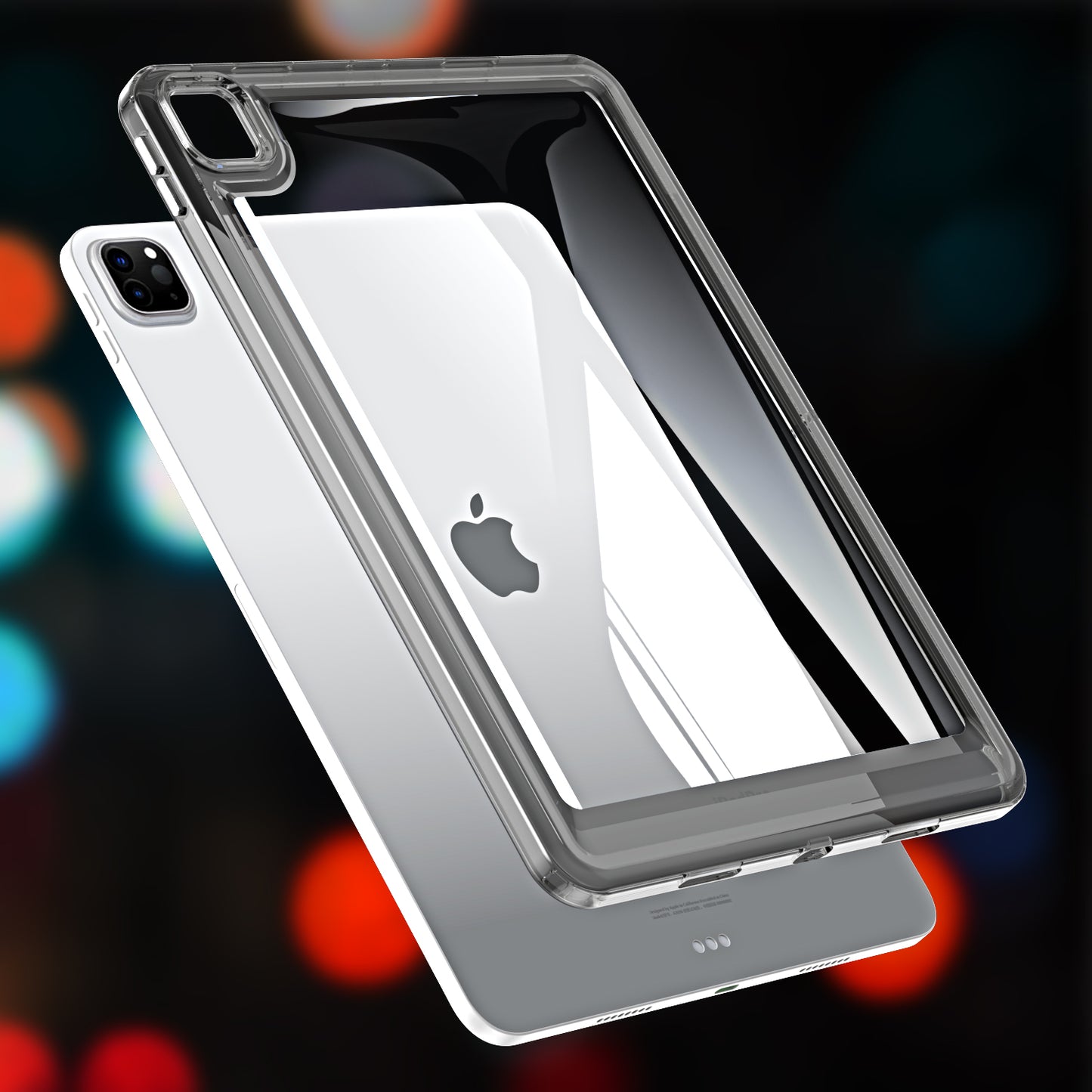 For iPad Pro 11 (2020) / (2021) / (2022) Anti-Scratch Acrylic+TPU Cover Transparent Tablet Protective Case