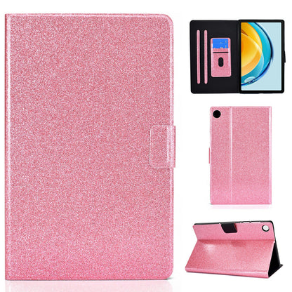 For Huawei MatePad SE 10.4-inch Shockproof Case Anti-Scratch Glittery Leather Cover Tablet Shell