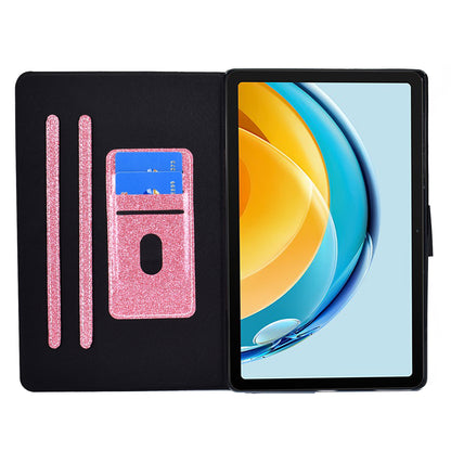 For Huawei MatePad SE 10.4-inch Shockproof Case Anti-Scratch Glittery Leather Cover Tablet Shell