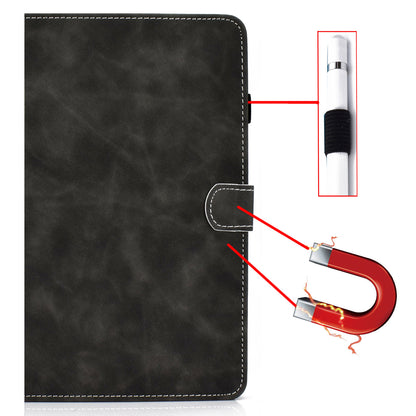 For Huawei MatePad SE 10.4-inch Shockproof Case Cowhide Texture PU Leather Tablet Cover with Card Holder