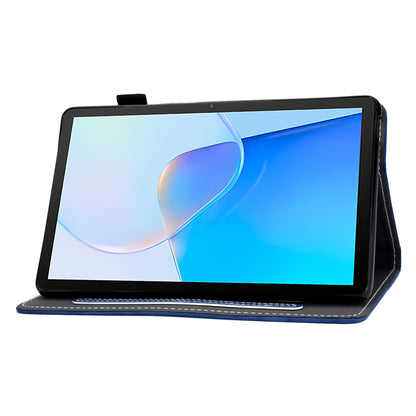 For Huawei MatePad SE 10.4-inch Shockproof Case Cowhide Texture PU Leather Tablet Cover with Card Holder