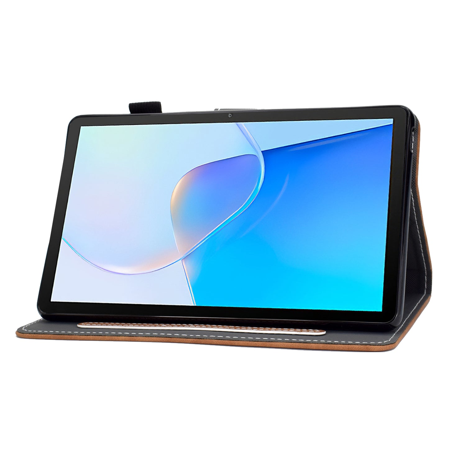 For Huawei MatePad SE 10.4-inch Shockproof Case Cowhide Texture PU Leather Tablet Cover with Card Holder