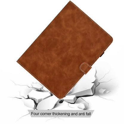 For Huawei MatePad SE 10.4-inch Shockproof Case Cowhide Texture PU Leather Tablet Cover with Card Holder