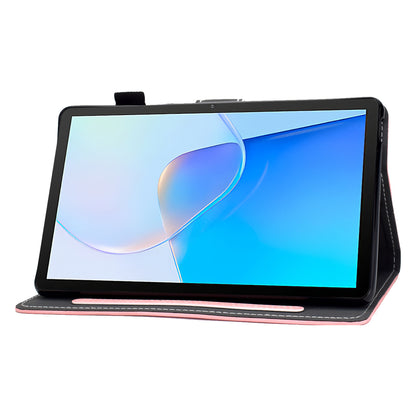 For Huawei MatePad SE 10.4-inch Shockproof Case Cowhide Texture PU Leather Tablet Cover with Card Holder