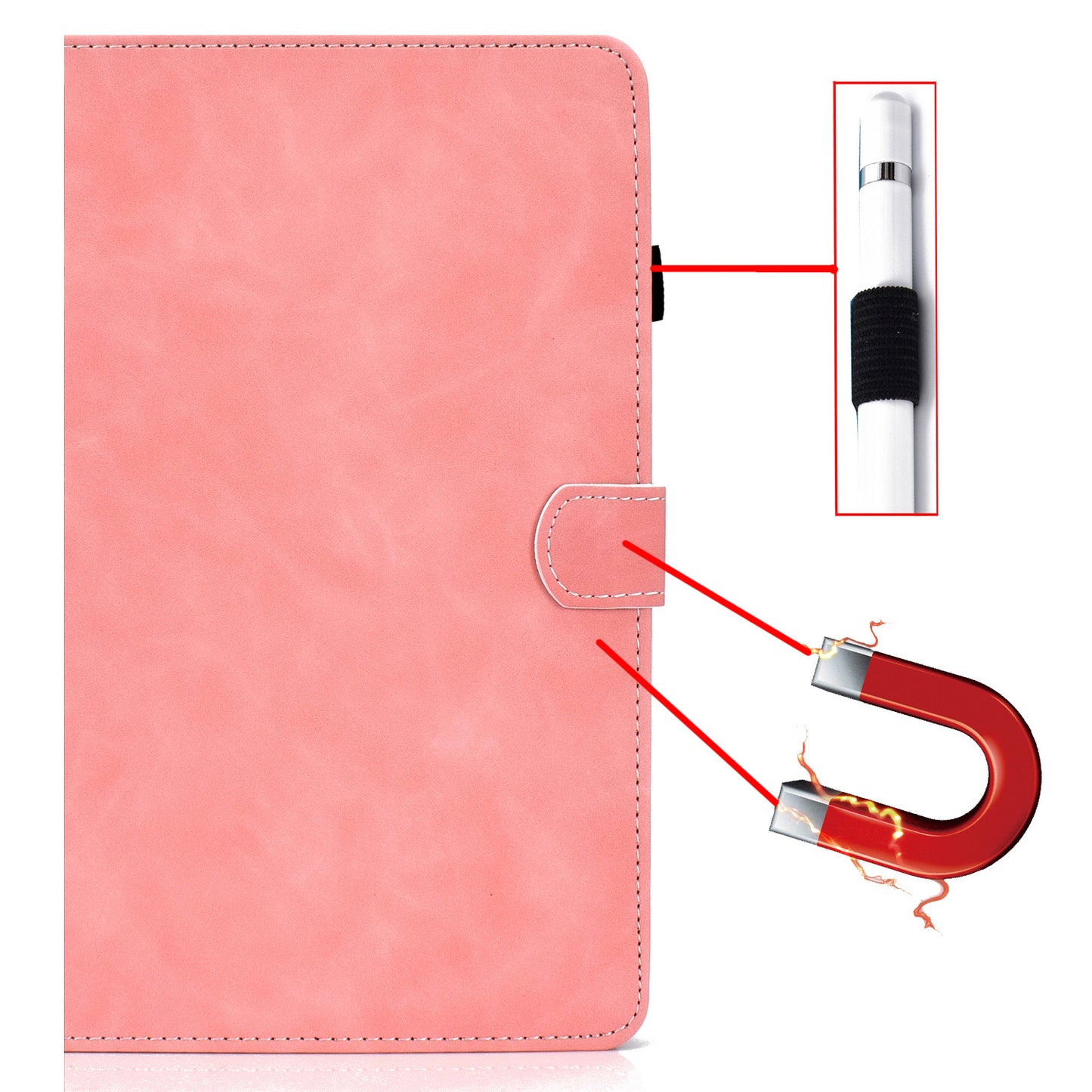 For Huawei MatePad SE 10.4-inch Shockproof Case Cowhide Texture PU Leather Tablet Cover with Card Holder