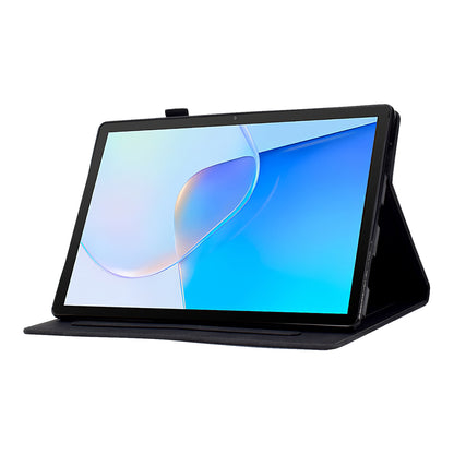 For Huawei MatePad SE 10.4-inch Protective Case Iron Tower Imprinted PU Leather Flip Stand Cover with Card Holder