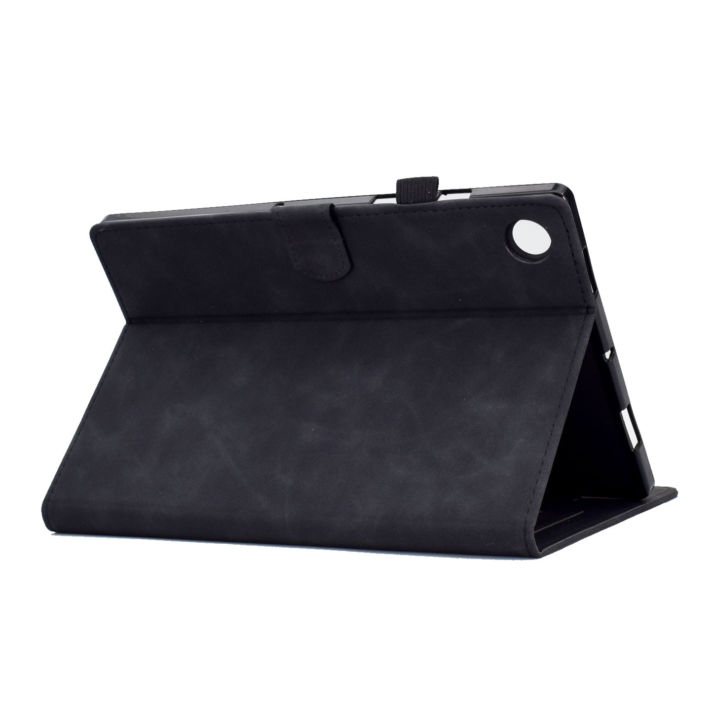 For Huawei MatePad SE 10.4-inch Protective Case Iron Tower Imprinted PU Leather Flip Stand Cover with Card Holder
