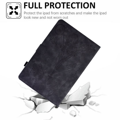 For Huawei MatePad SE 10.4-inch Protective Case Iron Tower Imprinted PU Leather Flip Stand Cover with Card Holder