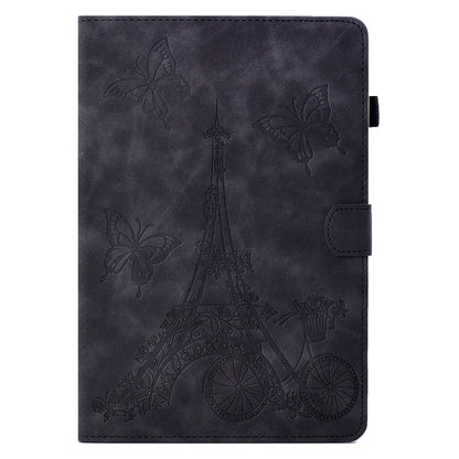 For Huawei MatePad SE 10.4-inch Protective Case Iron Tower Imprinted PU Leather Flip Stand Cover with Card Holder
