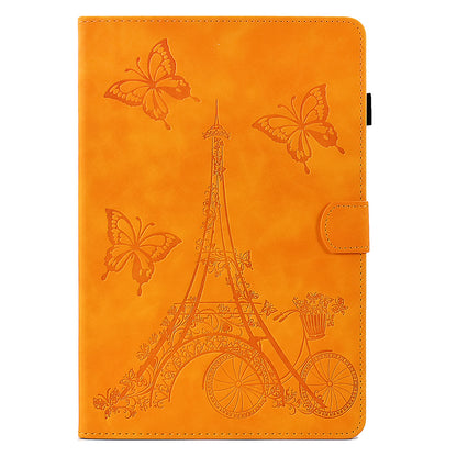 For Huawei MatePad SE 10.4-inch Protective Case Iron Tower Imprinted PU Leather Flip Stand Cover with Card Holder