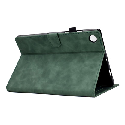 For Huawei MatePad SE 10.4-inch Protective Case Iron Tower Imprinted PU Leather Flip Stand Cover with Card Holder