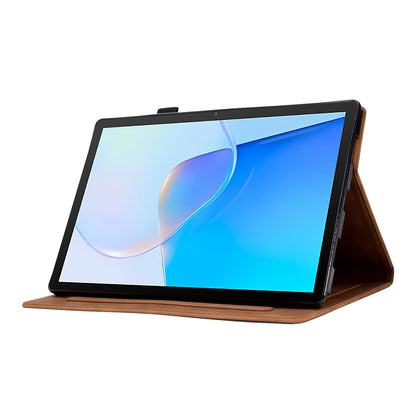 For Huawei MatePad SE 10.4-inch Protective Case Iron Tower Imprinted PU Leather Flip Stand Cover with Card Holder